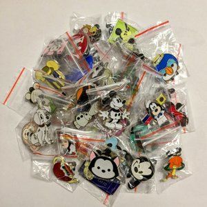 50 Disney Trading Pins lot Bulk Tradable Assorted No Duplicates Collection